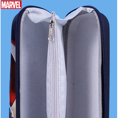 迪士尼漫威壓膜筆袋3D立體多層大容量多功能文具盒帥氣卡通文具袋