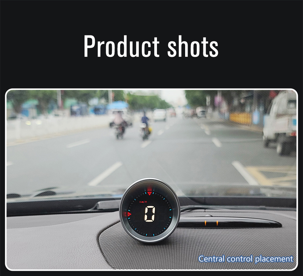 Cross-border car HUD head-up display, universal for cars, with Beidou GPS, over-speed alarm, high-definition smart display G5