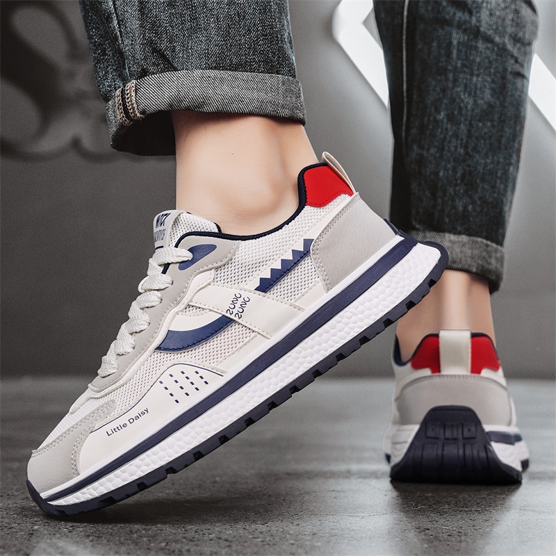 Forrest Gump zapatos para hombre 2025 nuevos zapatos deportivos transpirables de malla para hombre de verano