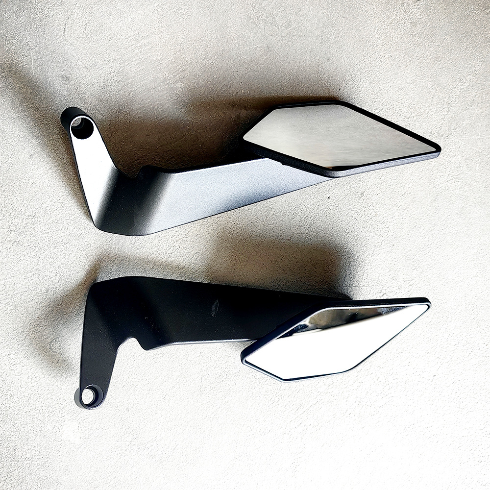 Moxin Motorcycle Rearview Mirror Modified with Wind Wing Mirrors, Suitable for Ktm, Electric Vehicles, and General-Purpose Folding Mirrors