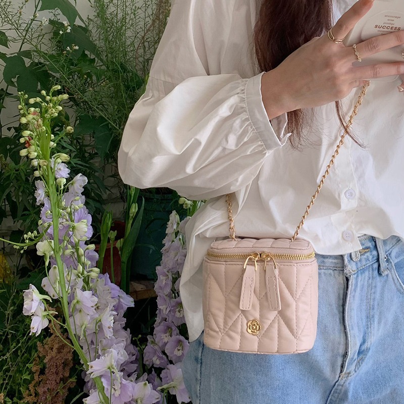 Rhombic Chanel estilo mini cadena bolsa para mujeres 2023 nueva moda verano pequeño cuadrado bolsa todo-juego ins Messenger