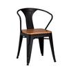 Coffee highchair from natural wood, milk tea for table, American style