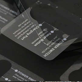 跨境专供电器显示器电子屏表面提示说名印刷保护膜自定义图片文字