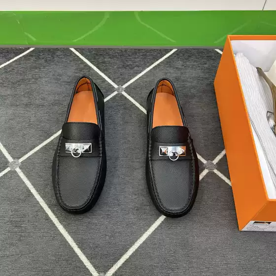Men's Handcrafted Genuine Leather Casual Loafers Slip-Ons — Designer Style