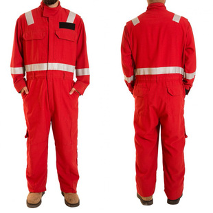 Customized En Nfpa Ce Certified Export Export Fire Retardant Anti-Static Jumpsuit Coal Mine Oil Field Work Clothes