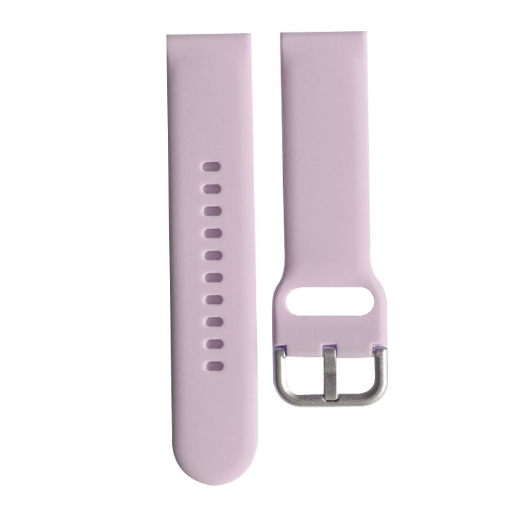 Para Samsung Galaxy reloj Active2 correa de silicona de color sólido 20/22mm correa universal en stock