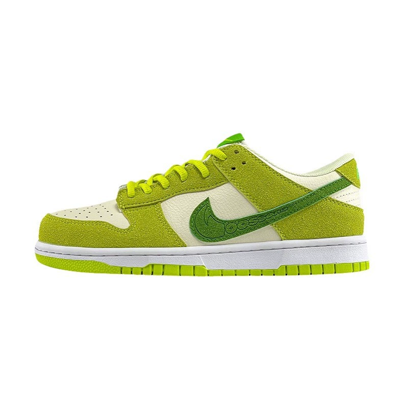 Мужские кроссовки Nike AJ, женские Dunk, большая модель, Dunk SB, лимитированная серия «год дракона», зеленое яблоко, двойной крючок, оригинальные