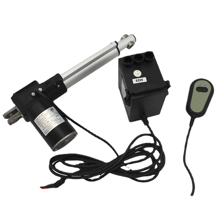 格瓦直流电动推杆 应急移动设备遥控高度升降机构 防水电推杆