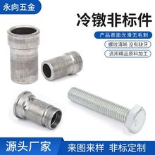 异形非标冷镦件数控车床冷镦机加工异形螺丝螺母机械紧固件