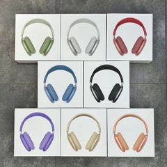 国境を越えた新しい P9 MAX ワイヤレス ヘッドセット Bluetooth ヘッドセット レザー バッグ付き スポーツ Bluetooth ポップアップ メディア ヘッドセット