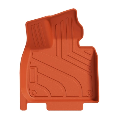 Seat Backrest Mat, Tpe Trunk Universal Foot Pad - ideal-orange-main-drivers-mat