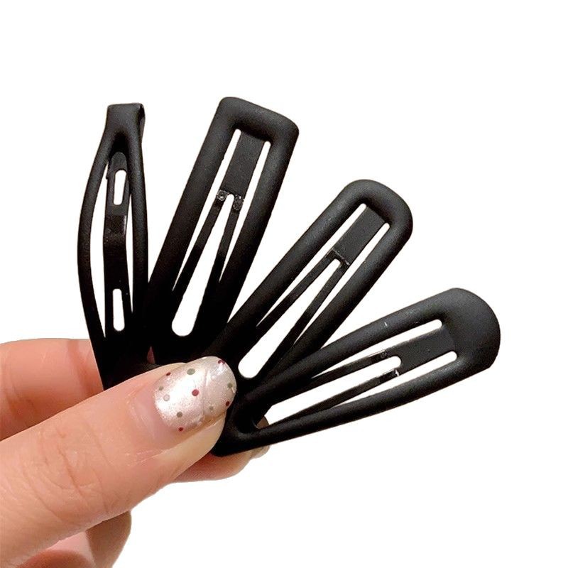 Clips de cabello negro simple lateral buquete clips de cabello mujer cabeza trasera artefacto acabado clips de cabello frente clips de cabello