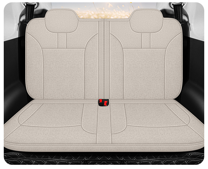 Changan Waxy Corn Lumin Special Full Surrounding Seat Cover Four Seasons Breathable Cotton and Linen Car Cushion Fabric Seat Cover