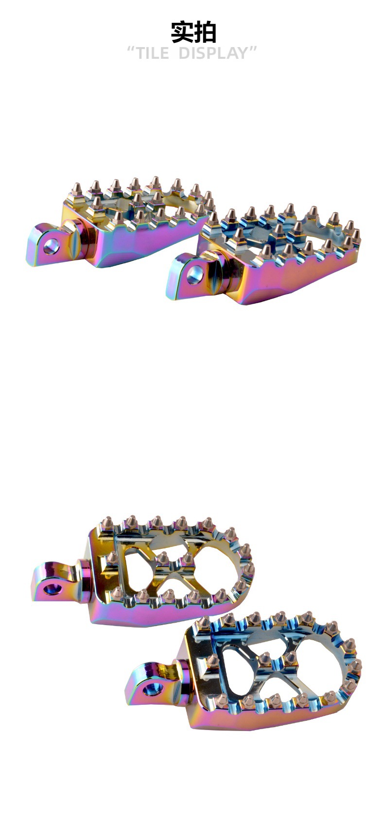 Motorcycle Accessories Suitable for Harley 883 1200 Modified Screws, Anti-Slip Pedals, Cnc Aluminum Alloy Pedals