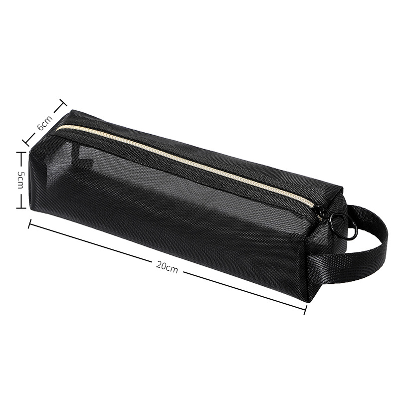 Bolsa de almacenamiento de malla transparente, bolsa de aseo portátil de viaje, bolsa organizadora de artículos diversos de malla de nailon, entrega directa del fabricante. image 36