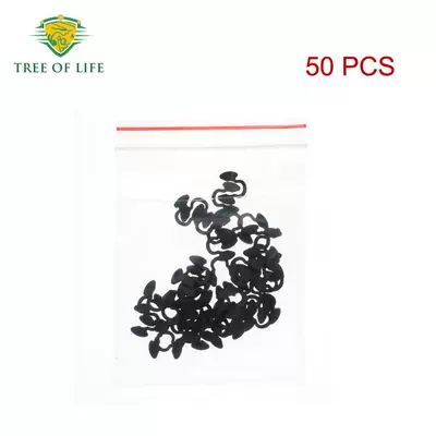 12mm Turbocharger Actuator Wastegate Snap Ring Black Steel E-Clamp Snap Ring Retaining Ring Gasket (Other starting systems) - 50pcs