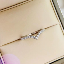 s925������С��ָ�ճ���������� �պ�С����V�ּ��ε���Ů�����