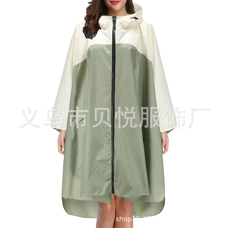 Poncho Impermeable Ligero Tipo Capa, Transpirable, para Ciclismo y Uso al Aire Libre image 25