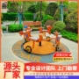 无动力场所游乐公园木马