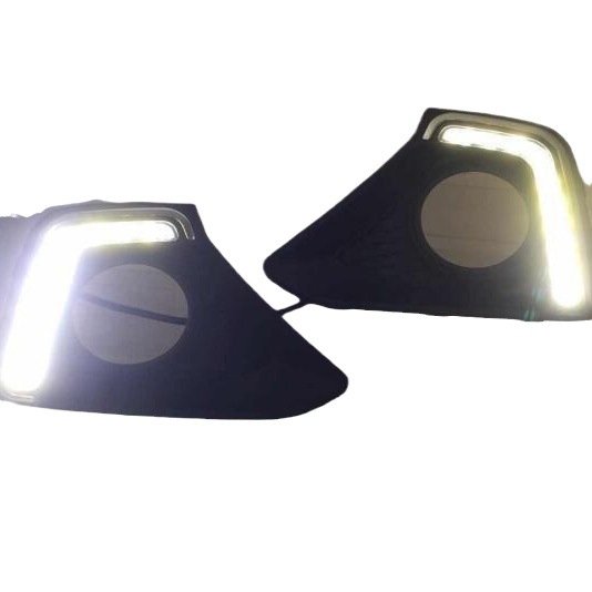 Aplicable a 13-14 moderno I10 luz diurna especial LED modificación conducción diurna Luz de niebla luz marco modificación