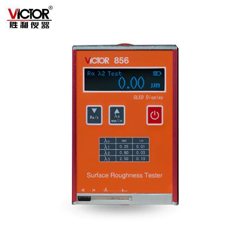 Victor/Victor Поверхностная шероховатость VC 856 карманные Ra, Rz, Rq, Rt карманные