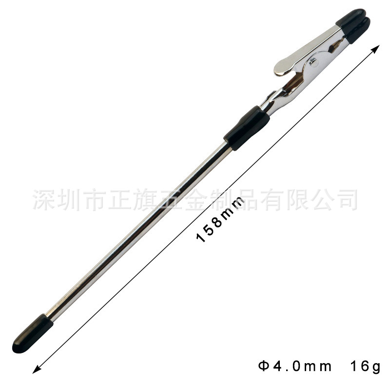 En stock para Super elástico de metal dentado cocodrilo nota clip pulsera joyería con clip auxiliar multifuncional