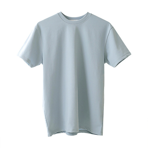 Solid color quick-drying tight-fitting fitness short-sleeved men's sports and leisure outdoor exercise elastic slim summer T-shirt foreign trade clothing