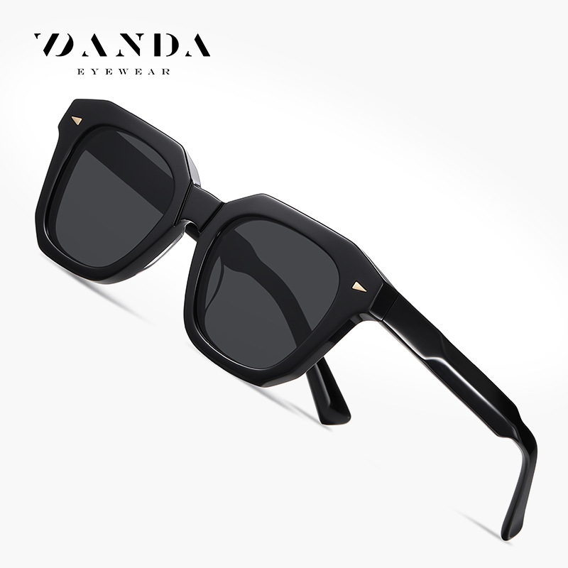 Gafas de sol polarizadas de hoja transfronteriza S32109 Tiro callejero de moda Gafas de sol retro modernas Gafas de sol de protección solar al aire libre