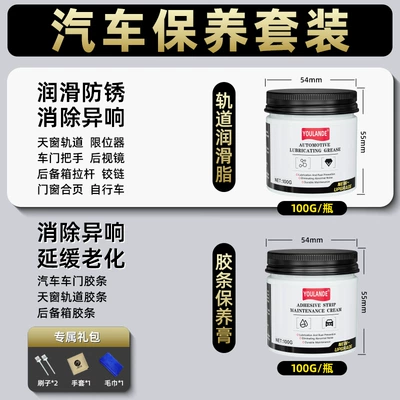 Limiter Door Handle Sunroof, Cleaning/curing agent - 100g-car-grease-100g-car-strips-maintenance-cream
