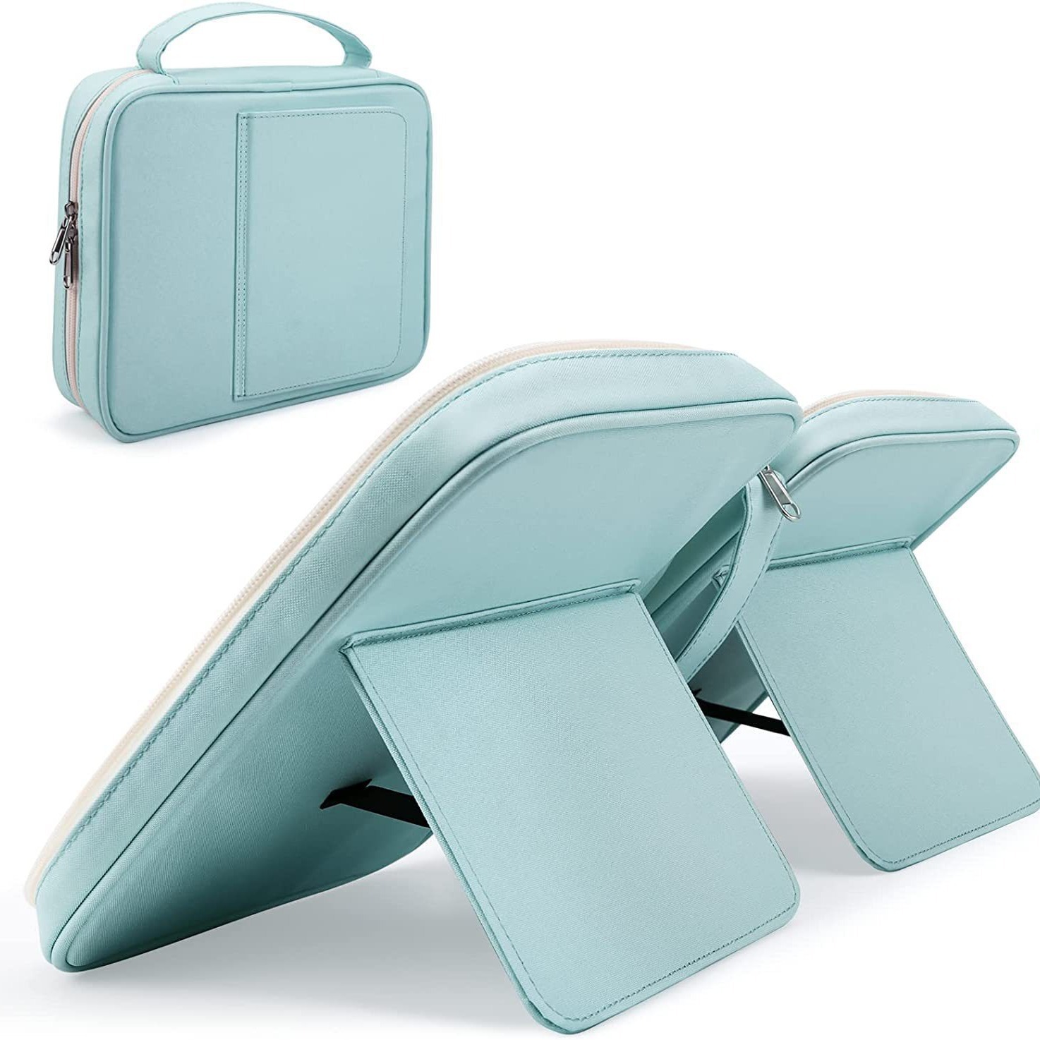 现货亚马逊男女带手提的支架书本阅读器平板电脑电子产品收纳包