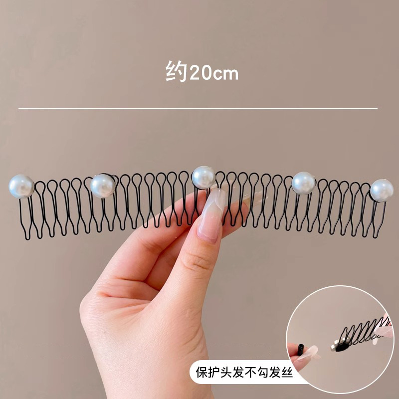 8 # peine de pelo de perlas