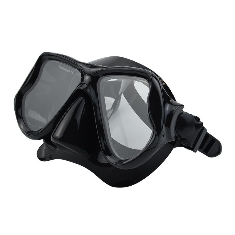 Transfronterizo nuevo adulto profesional integrado HD gafas de buceo ajuste cómodo ajustable máscara de vidrio templado