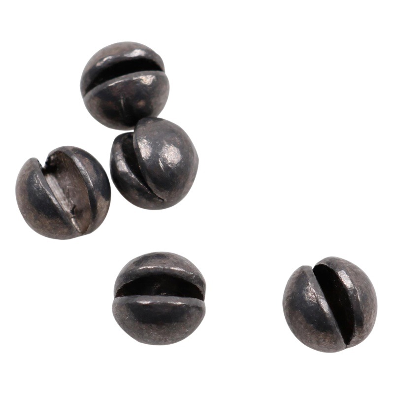 100 Unids mordedura de plomo traje de apertura mordedura de plomo desnudo redondo Apertura de plomo balsa de pesca de plomo artes de pesca de plomo colgante venta al por mayor