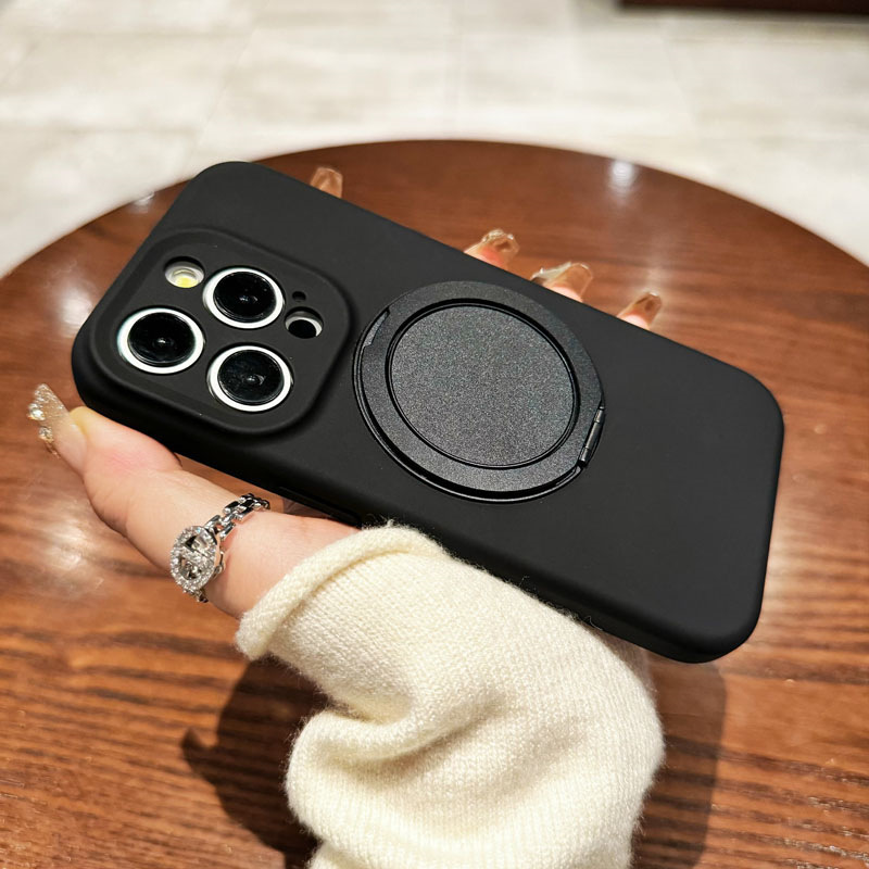 液态硅胶适用iPhone17手机壳磁吸旋转支架苹果15支点支架保护套14|undefined