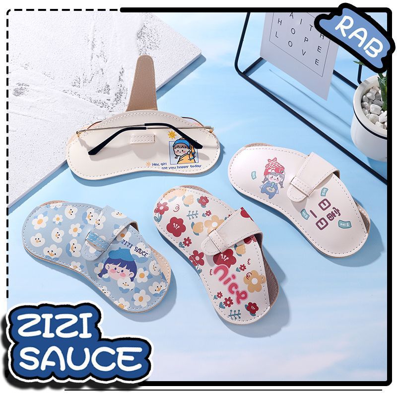 Ins Fashion Glasses Bag Portable Cute Leather Sunglasses Protective Case Glasses Clip Anti-Scratch Dustproof Glasses Bag