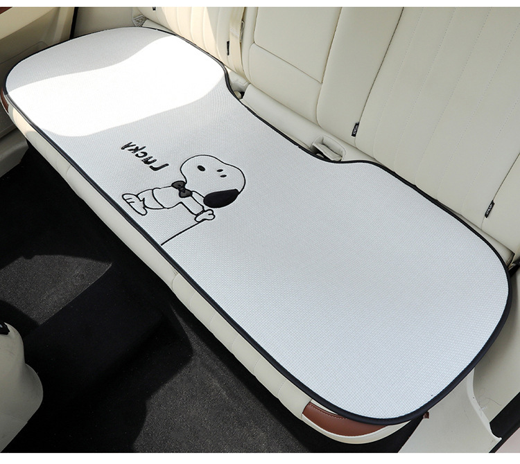Car seat cushion for all seasons, cute cartoon internet-famous seat cover, simple internet-famous car seat cover, single piece