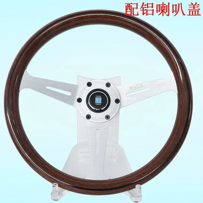 Factory Direct Sales Nardi Modified Steering wheel - silver-aluminum-frame