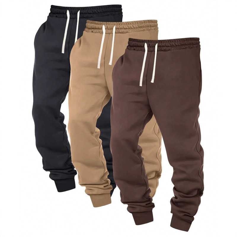 2025 Cross-Border Amazon Aliexpress Autumn and Winter Jogging Casual Sweatpants Trendy Sports Pants Set Multiple Pieces