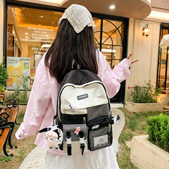 ランドセルインバックパックかわいい韓国風高校生中学生誕生日マカロン大容量高価値バックパック