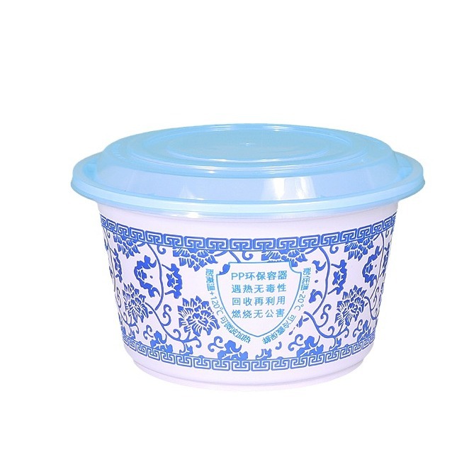 Caja de comidas desechable 1008 estudiantes con comida bolos portátiles para llevar empaque caja de bento bolos de fideos bolos de plástico de gran capacidad