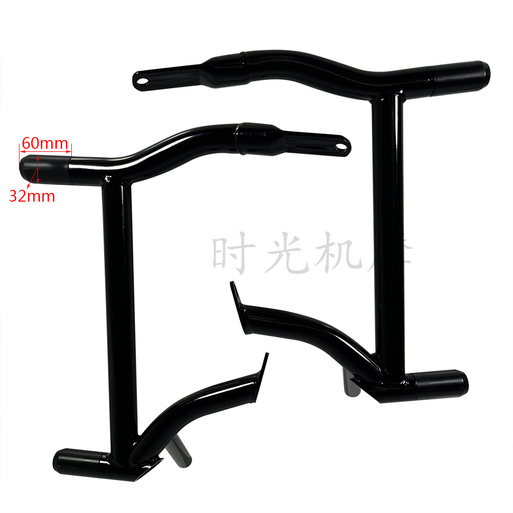 Harley Glider One-word Front Bumper Two-character Rear Guard Double Light Road Street Glide Road King Bumper