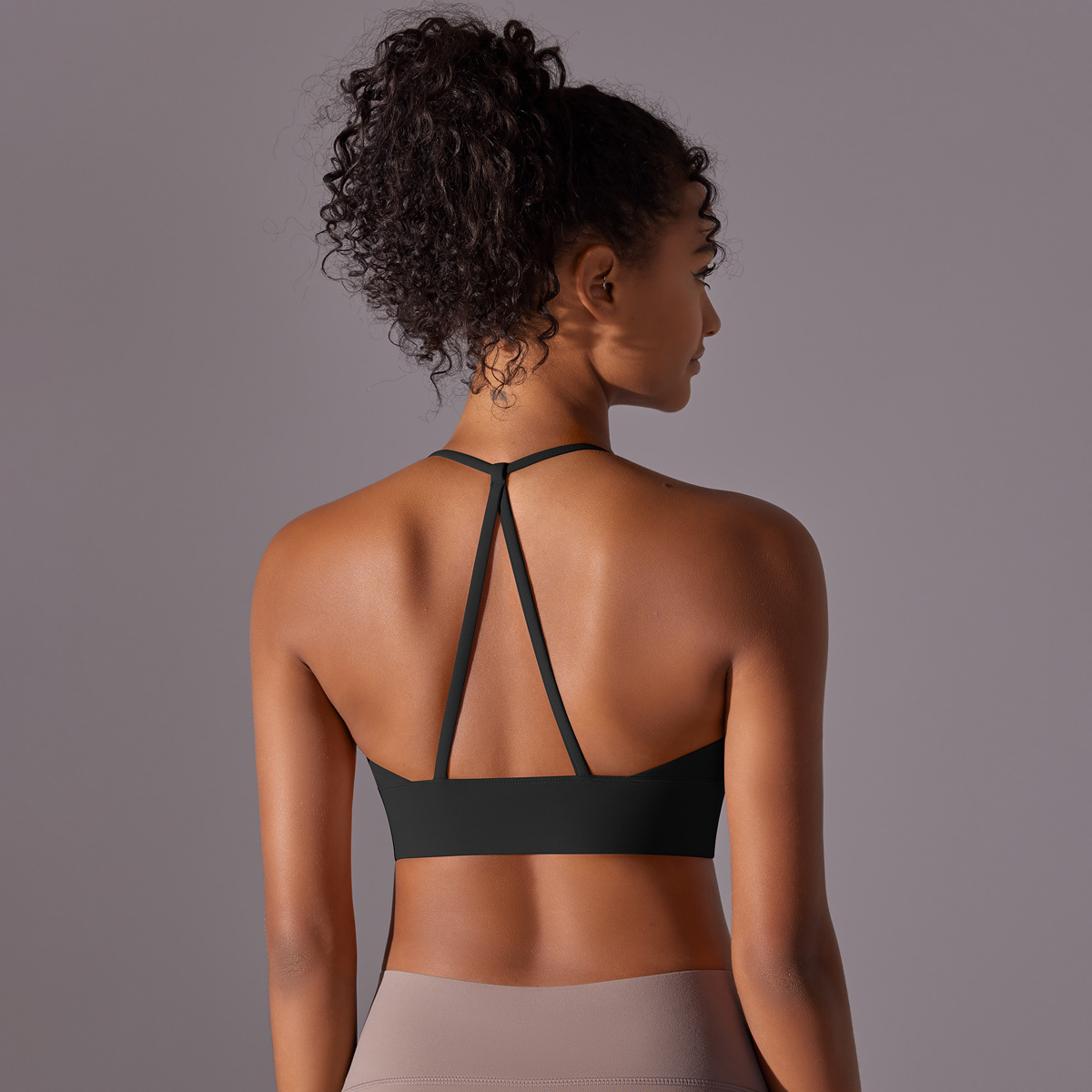 140g Weight Sleeveless Sleeve Length Nylon Fabric Type Short Top Length Halter Crisscross Tank Tops Type Fitness, Yoga, Sports Occasion Halter Neck Neckline Solid Color Pattern Sports Style Sports Solid Color Nylon Halter Neck Active Tops Halter Crisscross Tank 38