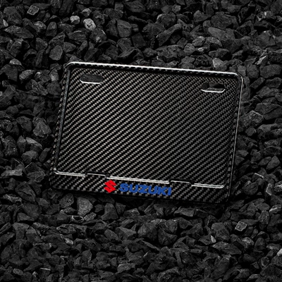 Nömrə qabı: license plate frame, rear license - motorcycle-molded-dry-carbon-twill-suzuki
