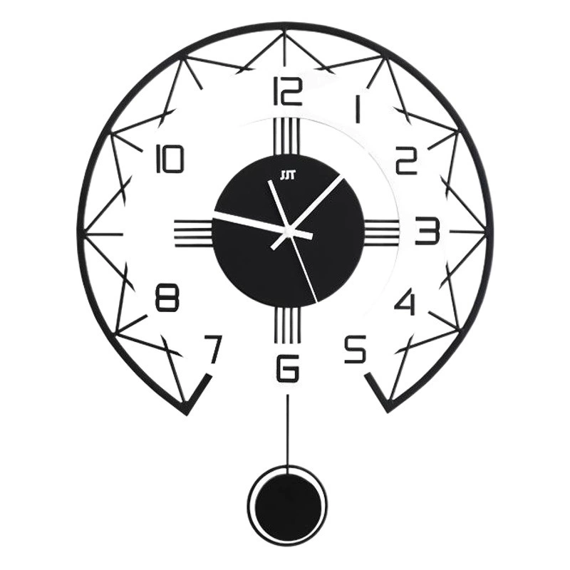 Скандинавские часы настенные часы гостиная домашняя мода личность креативные атмосферные часы простые современные часы искусства кварцевые часы