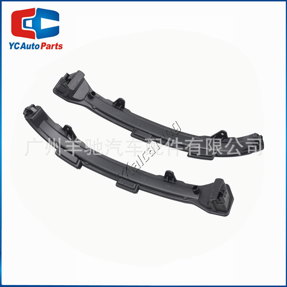 Adecuado para Golf mk7 7 GTI R GTD dinámico LED espejo retrovisor agua corriente Luz de señal ennegrecido