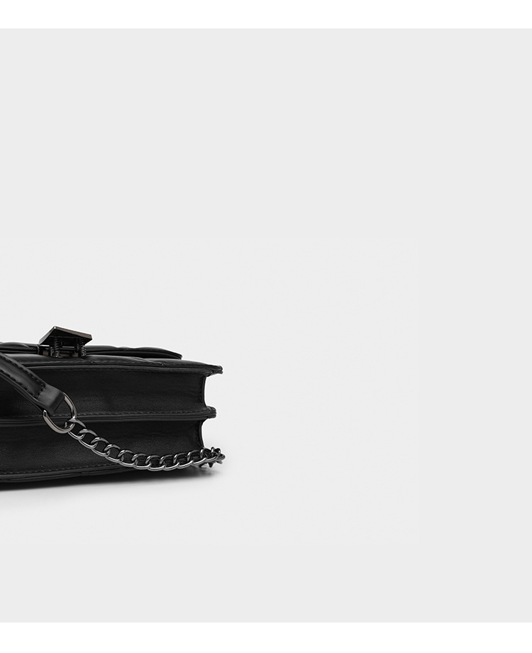 Damen echte Kette Tasche Damen Mode Schulter Messenger Bag Mini Tasche_voghion.com