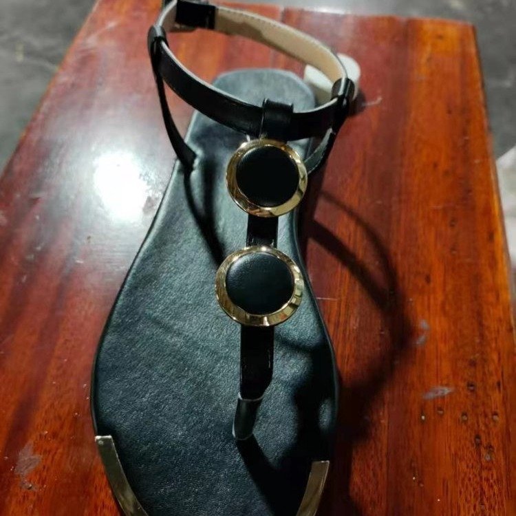 Sandali estivi nuovi casual con punta piatta da spiaggia e taglie forti_voghion.com