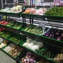 超市小店蔬菜货架水果店展示架置物架生鲜多层干菜架子果蔬架菜架