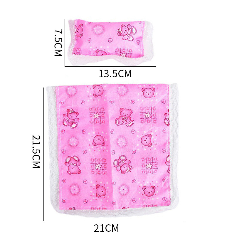 热卖儿童过家家洋娃娃卧室仿真12寸双层宝宝滑滑梯床玩具配件组合|undefined