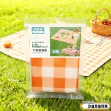 露营一次性野餐垫桌布户外石头布桌垫长方形加厚桌面台布防潮